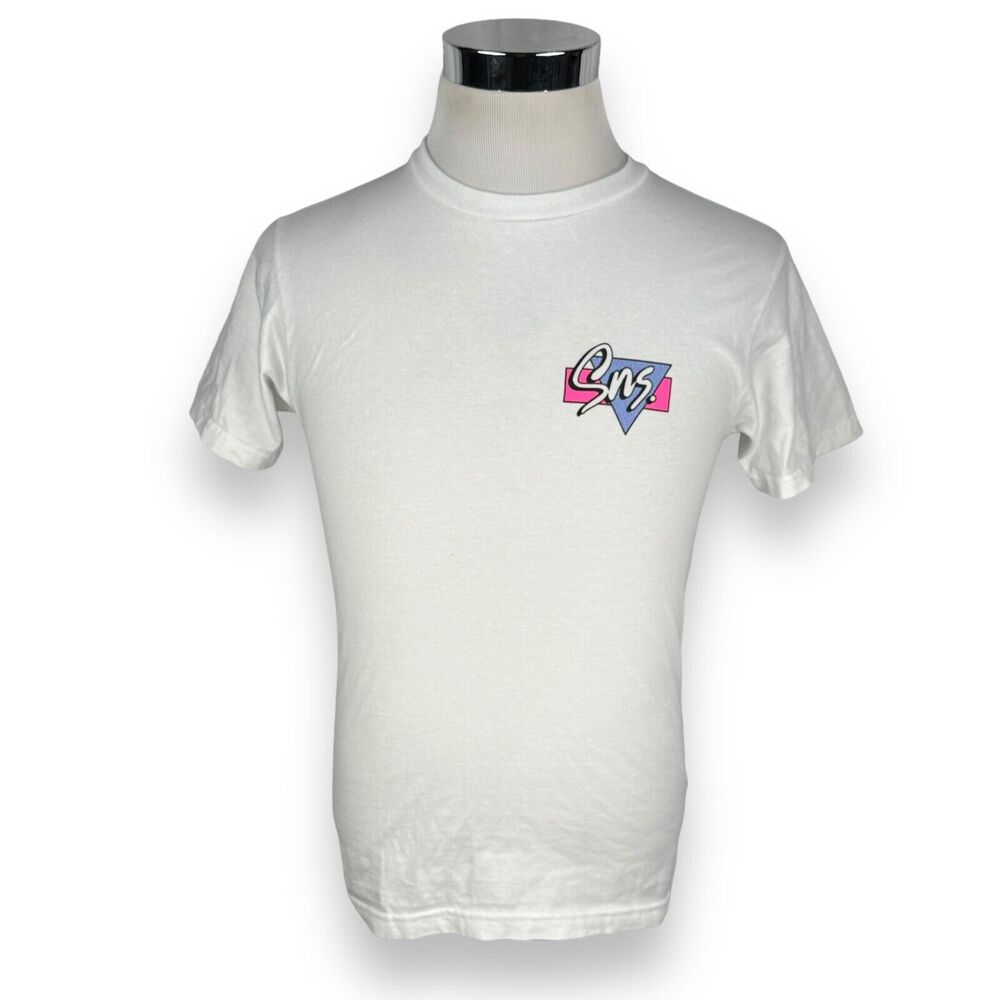 SNS SneakersnStuff T-Shirt Men’s‎ Small White Short Sleeve Crew Neck 100% Cotton